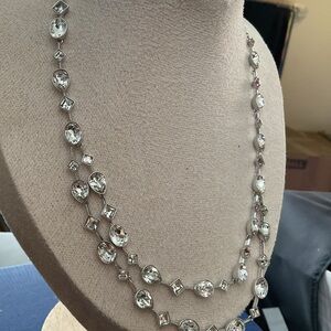 Elegant Swarovski Necklace with Crystal Stones